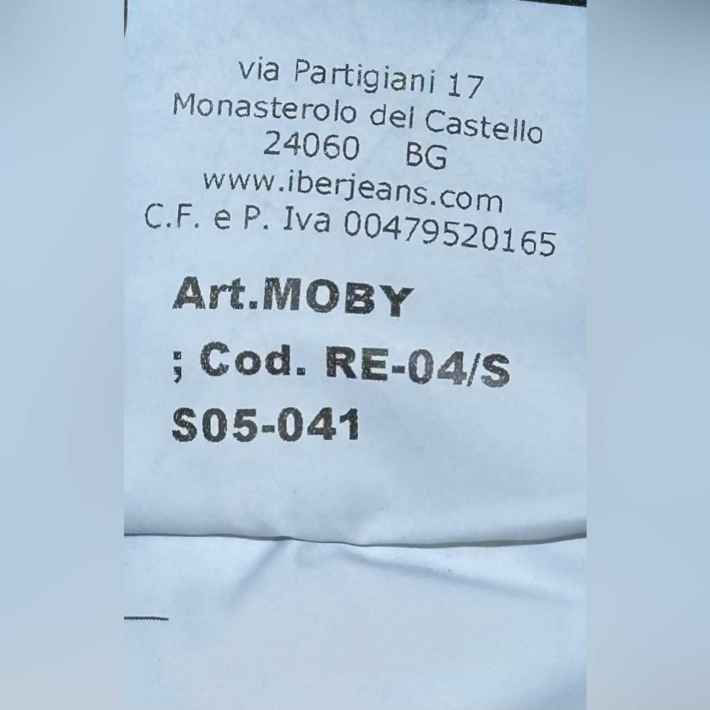 East Drive Moby Italian Jeans Made in Italy ๐ฎ๐น - Picture 6 of 14